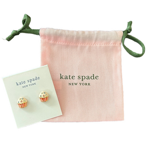 Kate Spade New York Take the Cake Cupcake Stud Earrings NWT